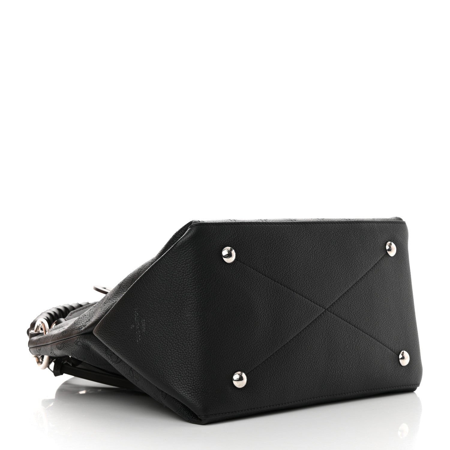 Louis Vuitton Mahina Beaubourg Hobo MM Black 4 of 10