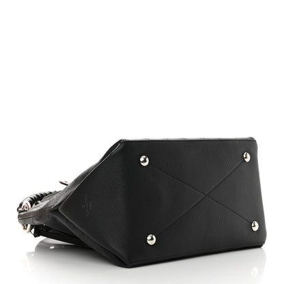 Louis Vuitton Mahina Beaubourg Hobo MM Black 4 of 10