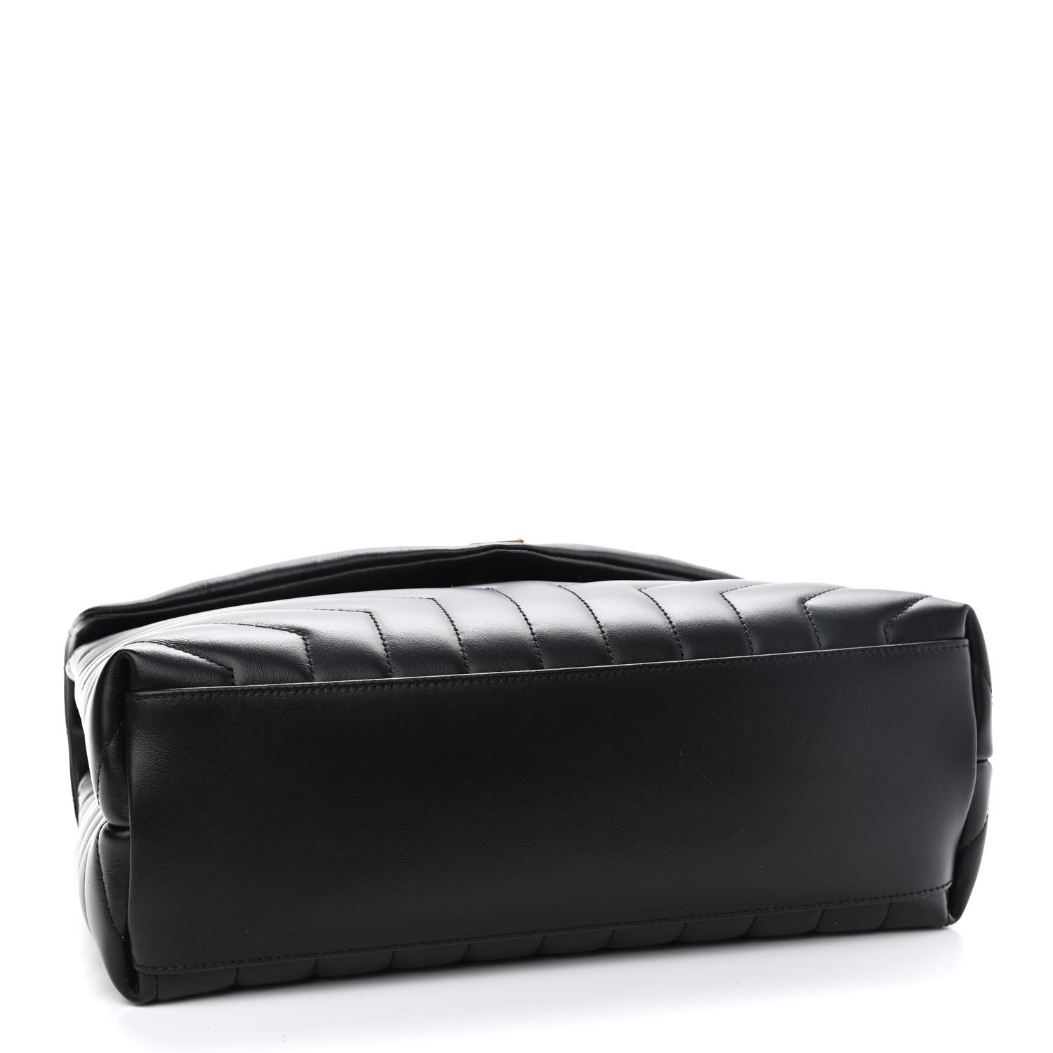 Saint Laurent Calfskin Y Quilted Monogram Medium Loulou Chain Satchel Black 4 of 10