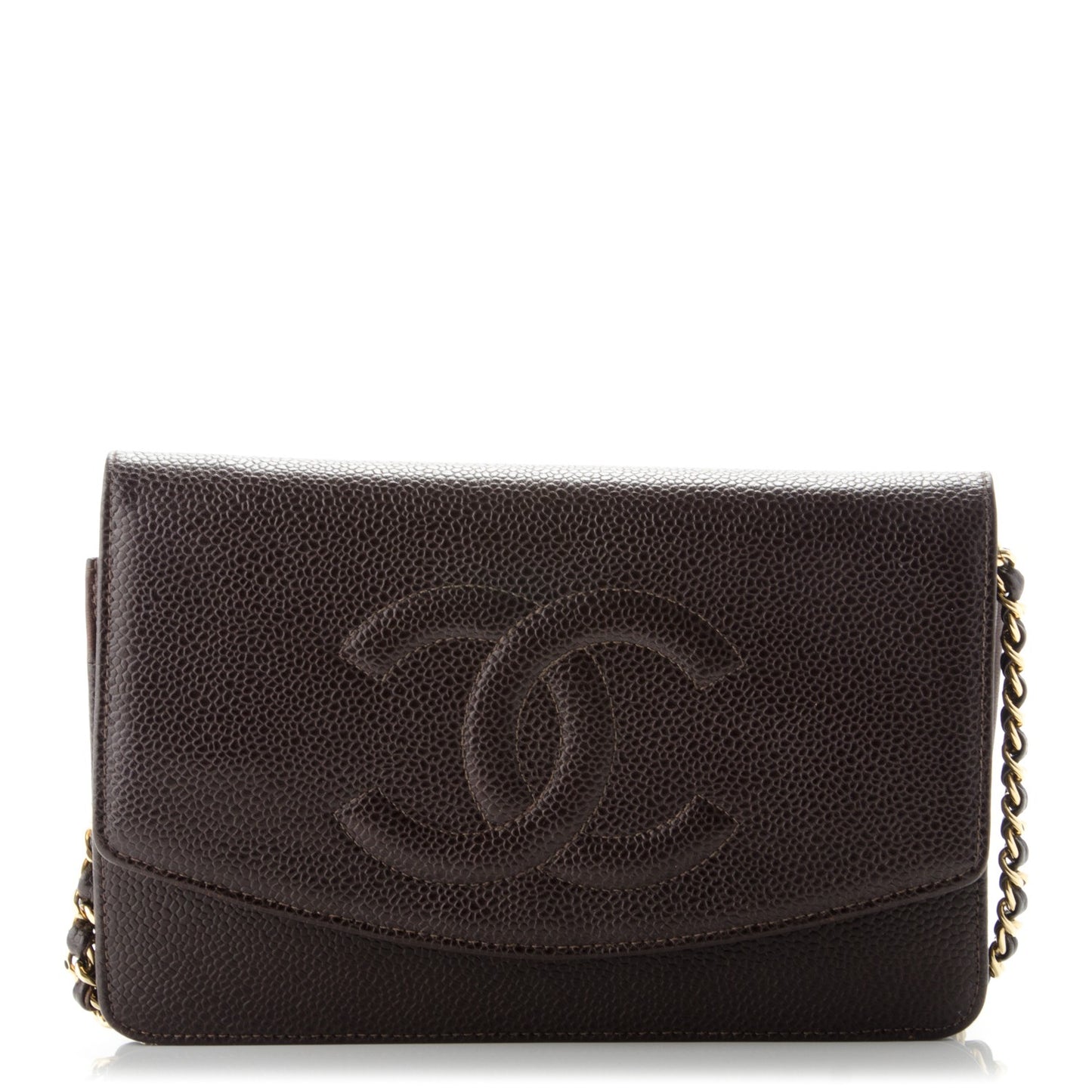 Caviar Timeless CC Wallet On Chain WOC Dark Brown
