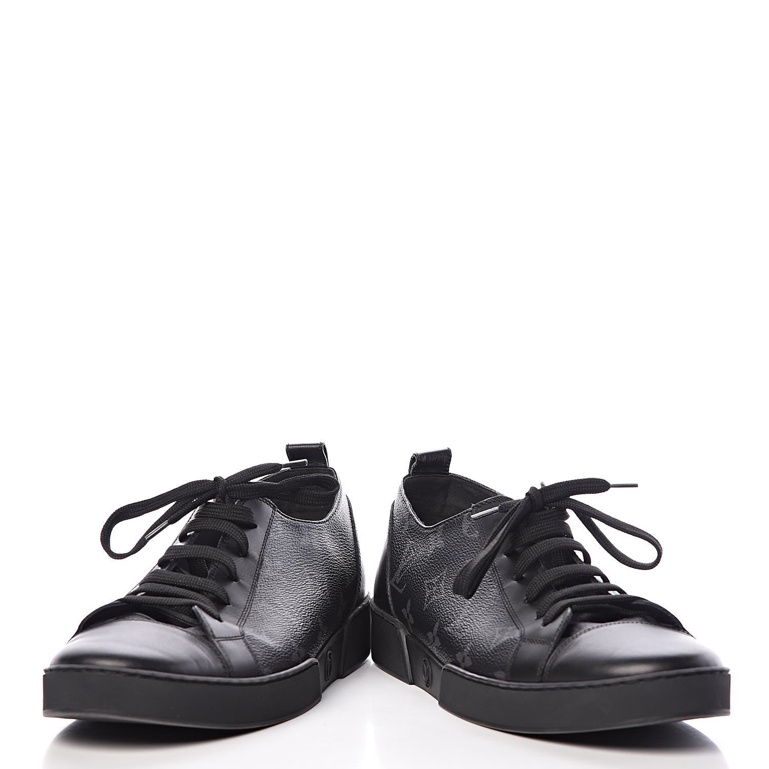 Louis Vuitton Monogram Eclipse Match Up Sneakers 7 Black 6 of 10