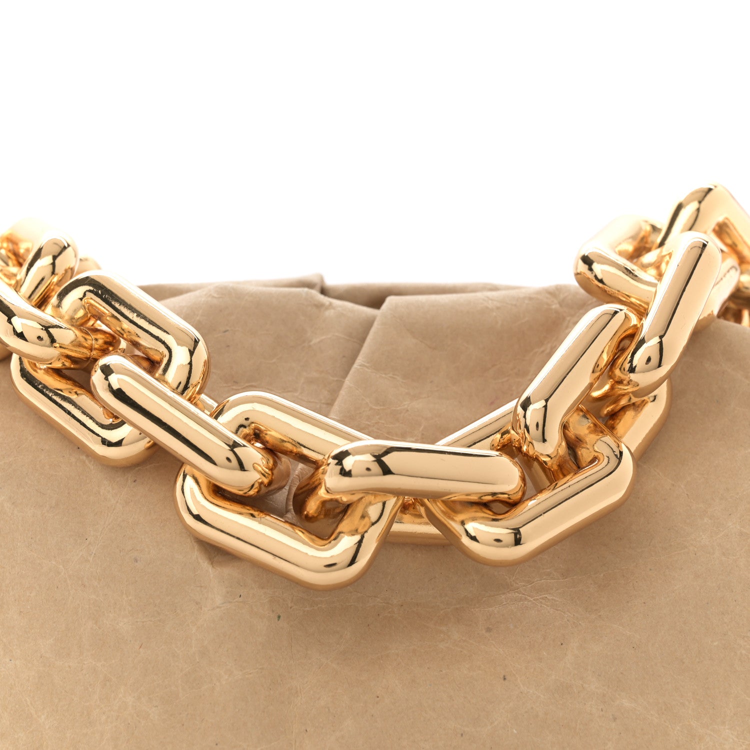Bottega Veneta Paper The Pouch Chain Kraft 8 of 10