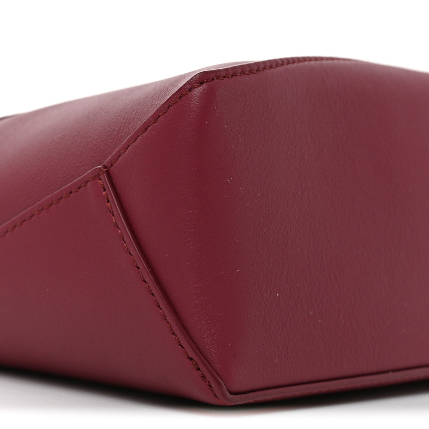 Calfskin Mini Puzzle Edge Bag Crimson