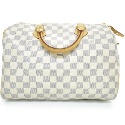 Louis Vuitton Damier Azur Speedy 30 4 of 10