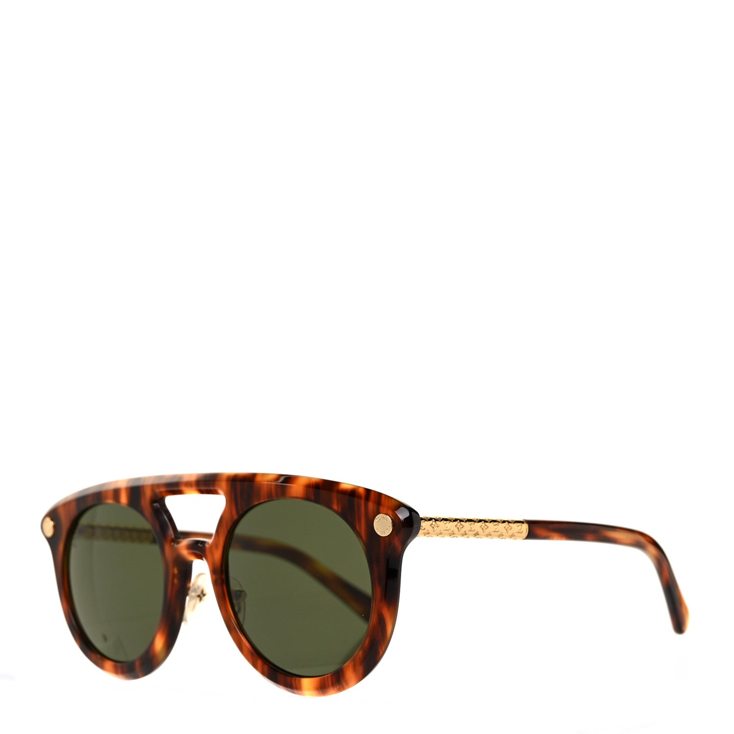 Louis Vuitton X SUPREME Downtown Sunglasses Z2356E Tortoise 1 of 8