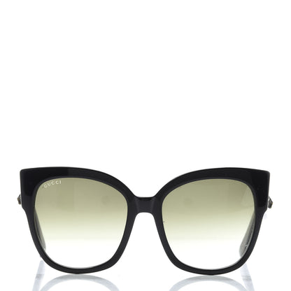 Gucci Acetate Square Frame Web Sunglasses GG0059S Black Tortoise 2 of 8