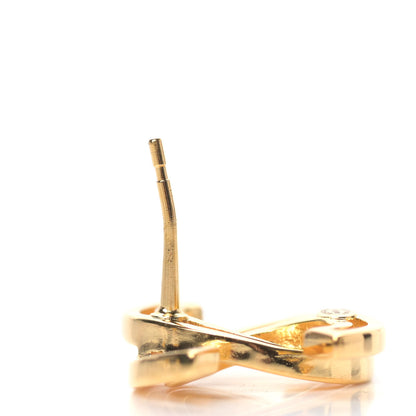 Chanel Metal Obazine CC Earrings Gold 5 of 5