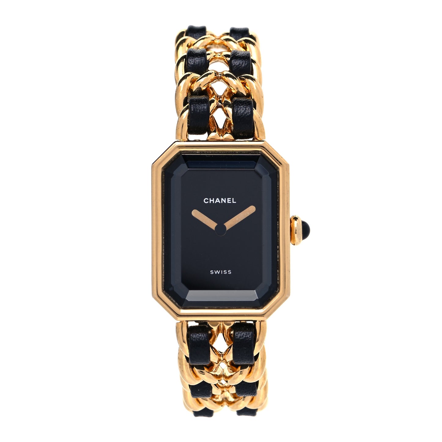 Stainless Steel Lambskin 20mm Chain Premiere Quartz Watch Gold M