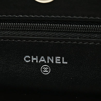 Chanel Patent Quilted Bi-Color Wallet On Chain WOC Red Black Red Black 6 of 11