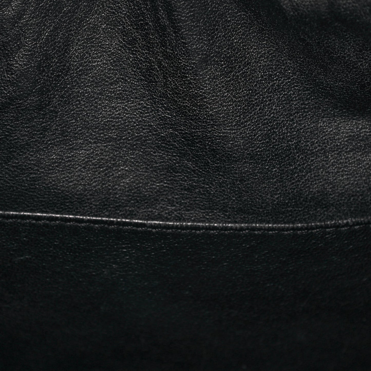 Calfskin Modern Chain Hobo Black