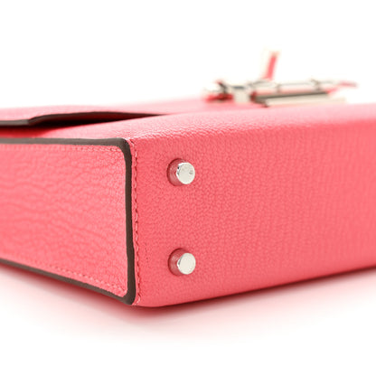 Hermes Chevre Mysore Mini Verrou Chaine Bag Rose Lipstick 9 of 10