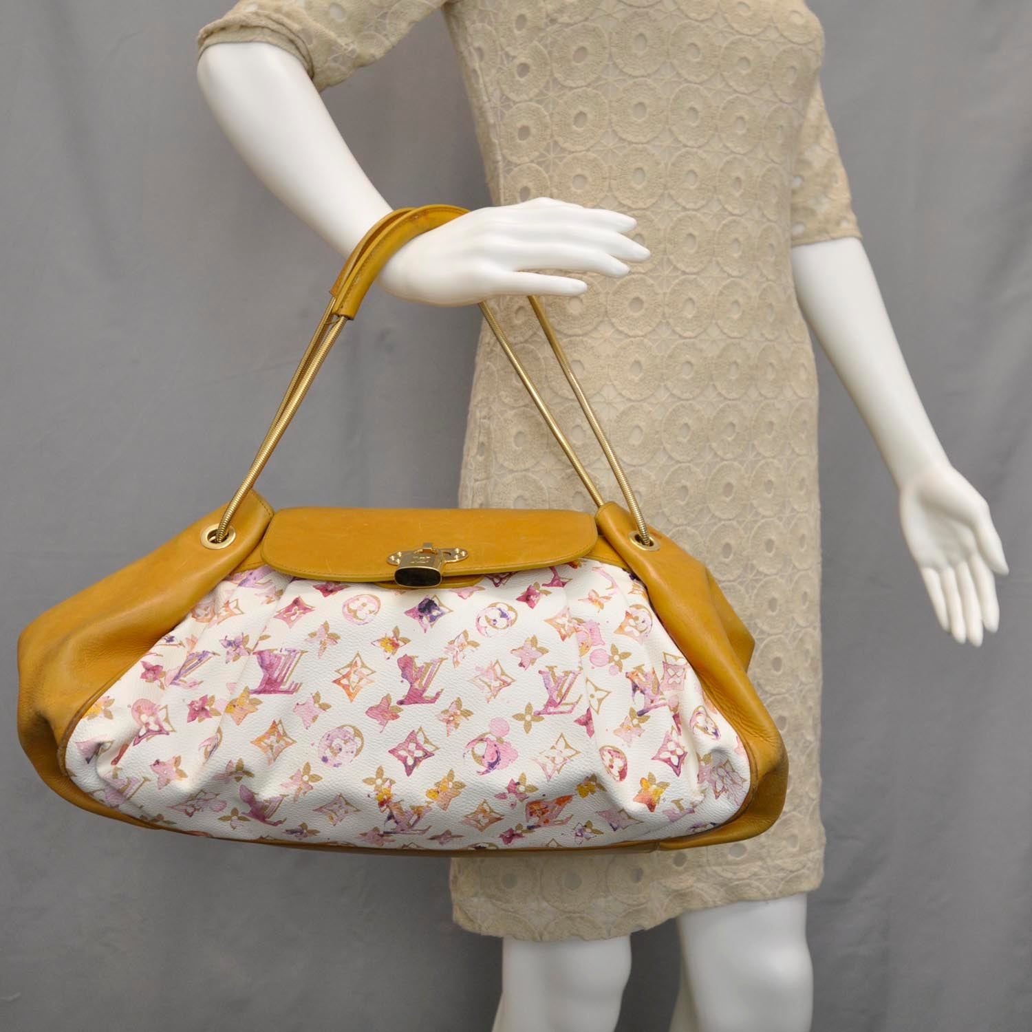 Louis Vuitton Monogram Watercolor Aquarelle Jamais White 2 of 11