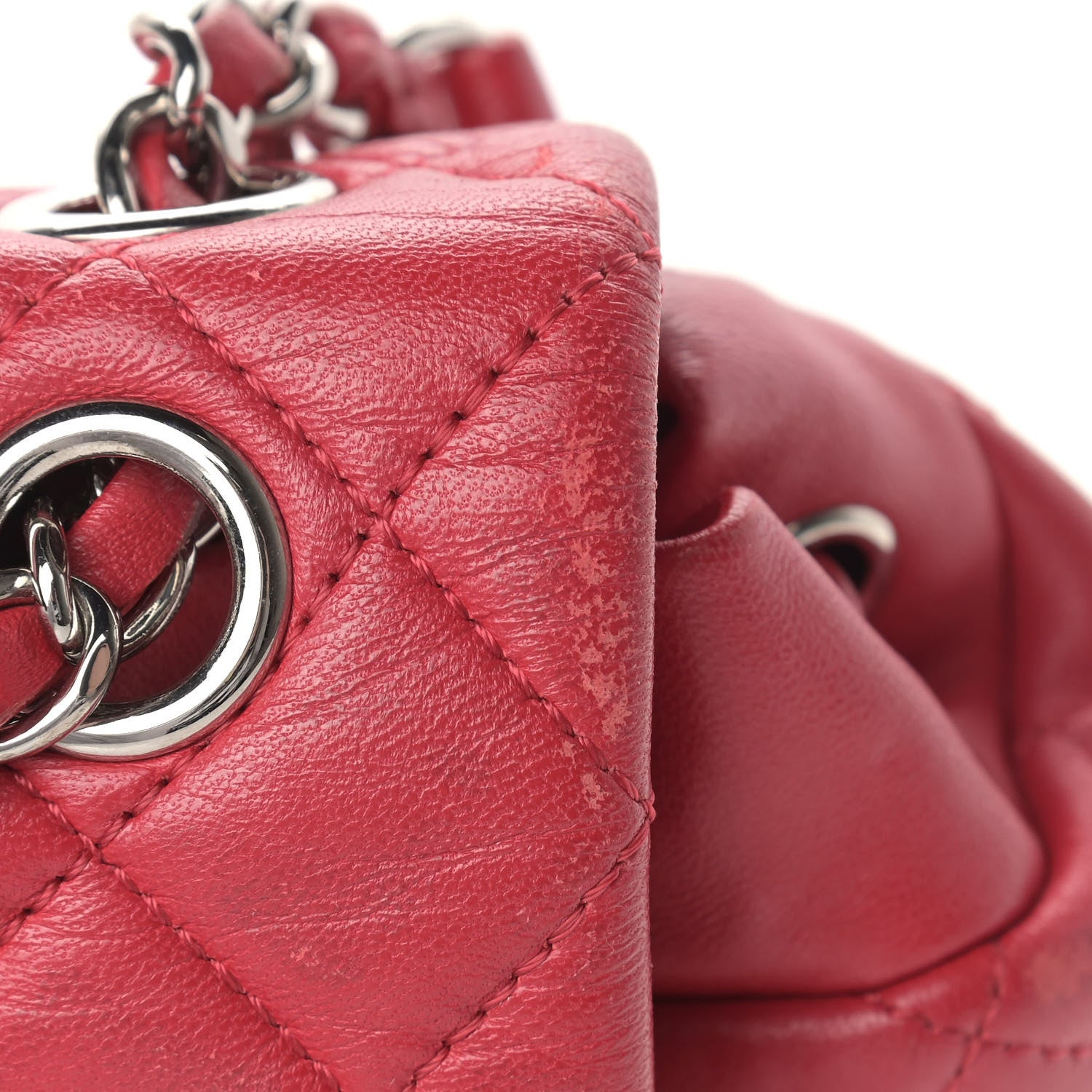 Chanel Lambskin Quilted Small Urban Spirit Backpack Red 11 of 16