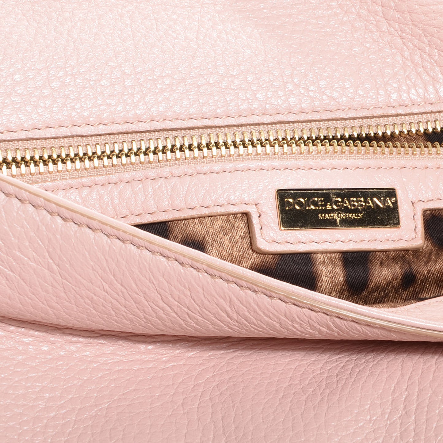 Grained Deerskin Medium Miss Sicily Satchel Pink