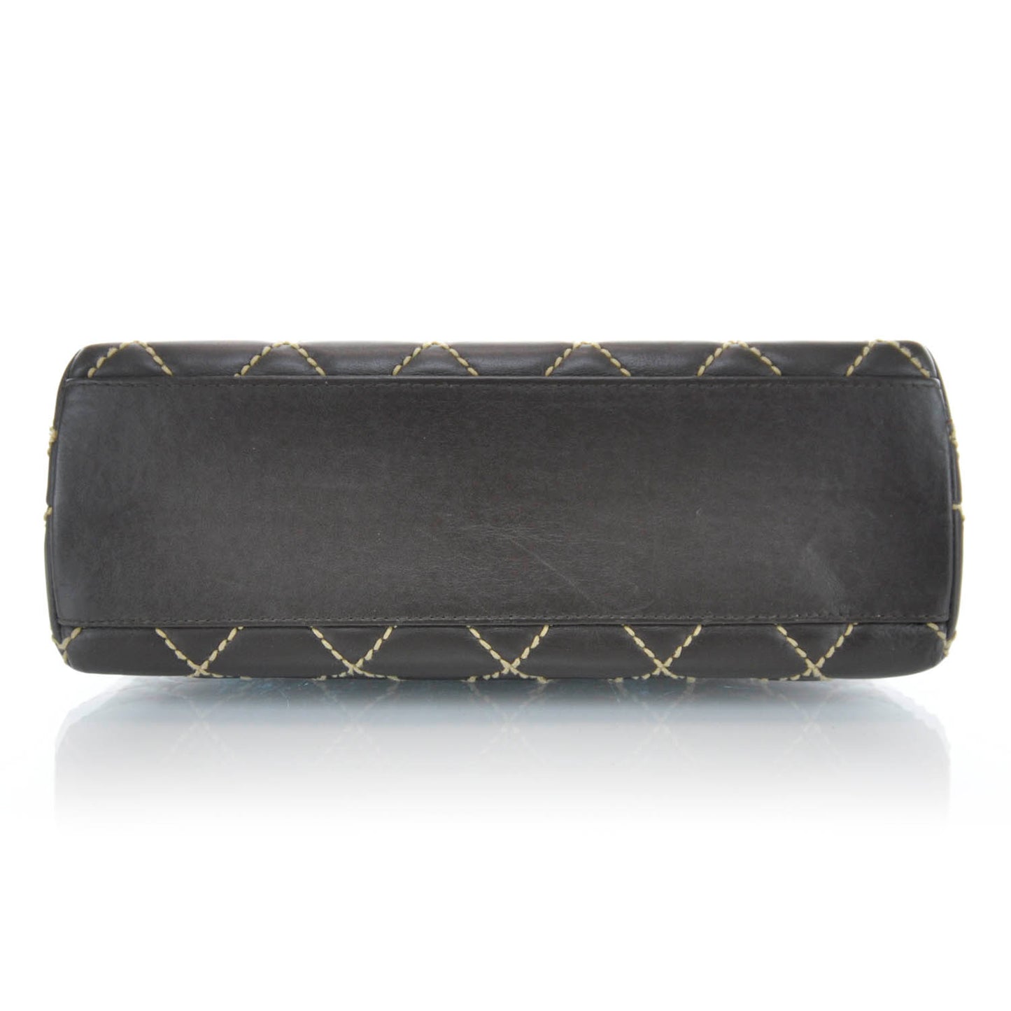 Leather Diamond Stitch Surpique Kelly Brown