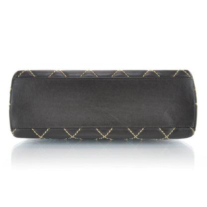 Chanel Leather Diamond Stitch Surpique Kelly Brown 4 of 10