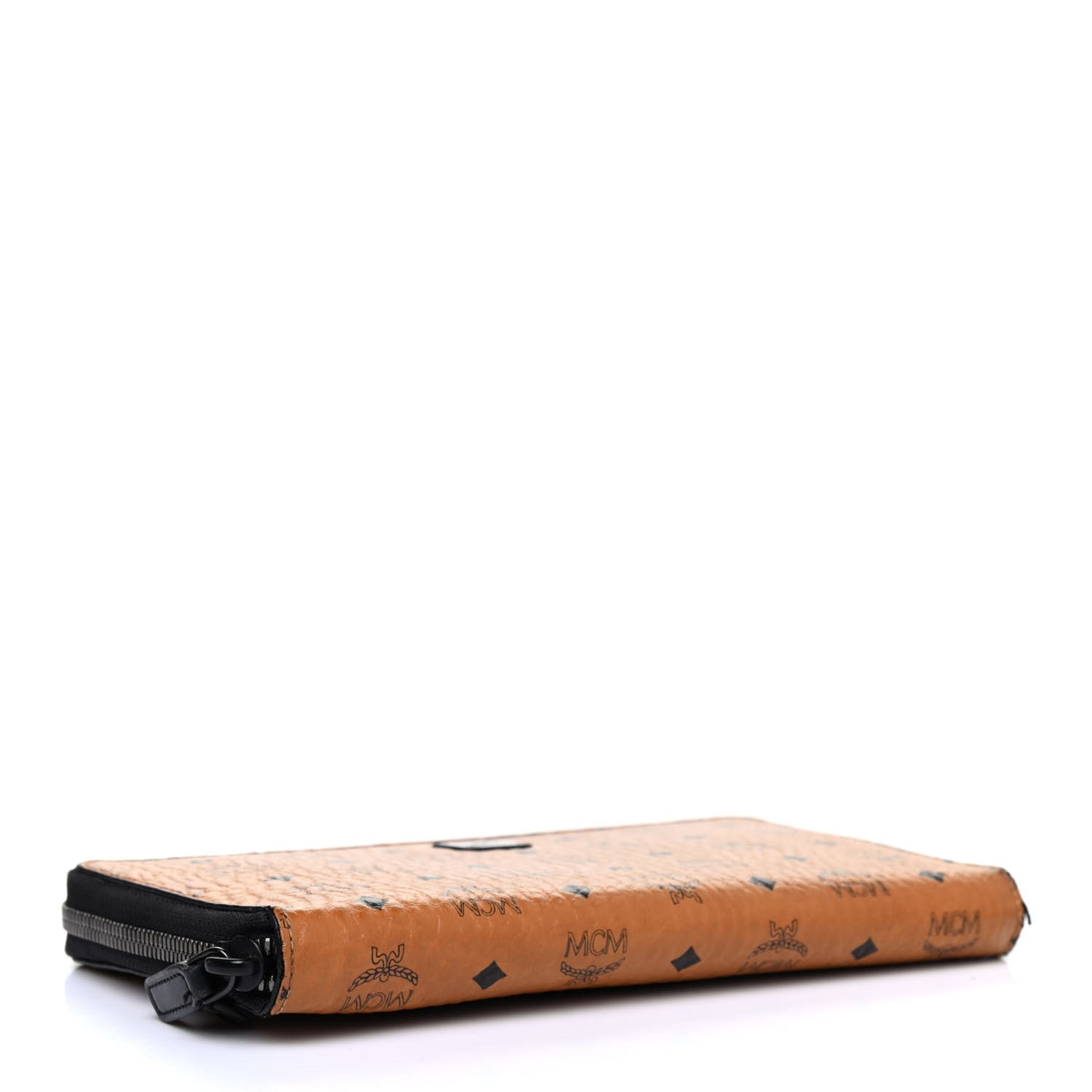 Visetos Large Zip Around Wallet Cognac