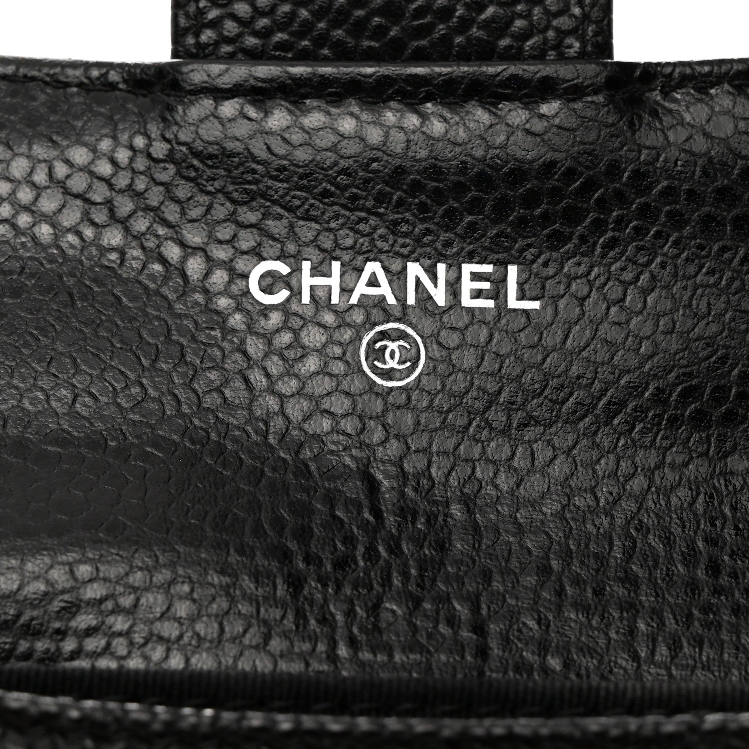 Chanel Caviar Quilted Flap Card Holder Wallet Black 6 of 9