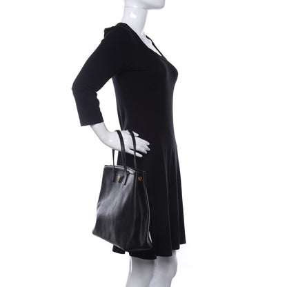 Prada Saffiano Soft Tote Black 2 of 10