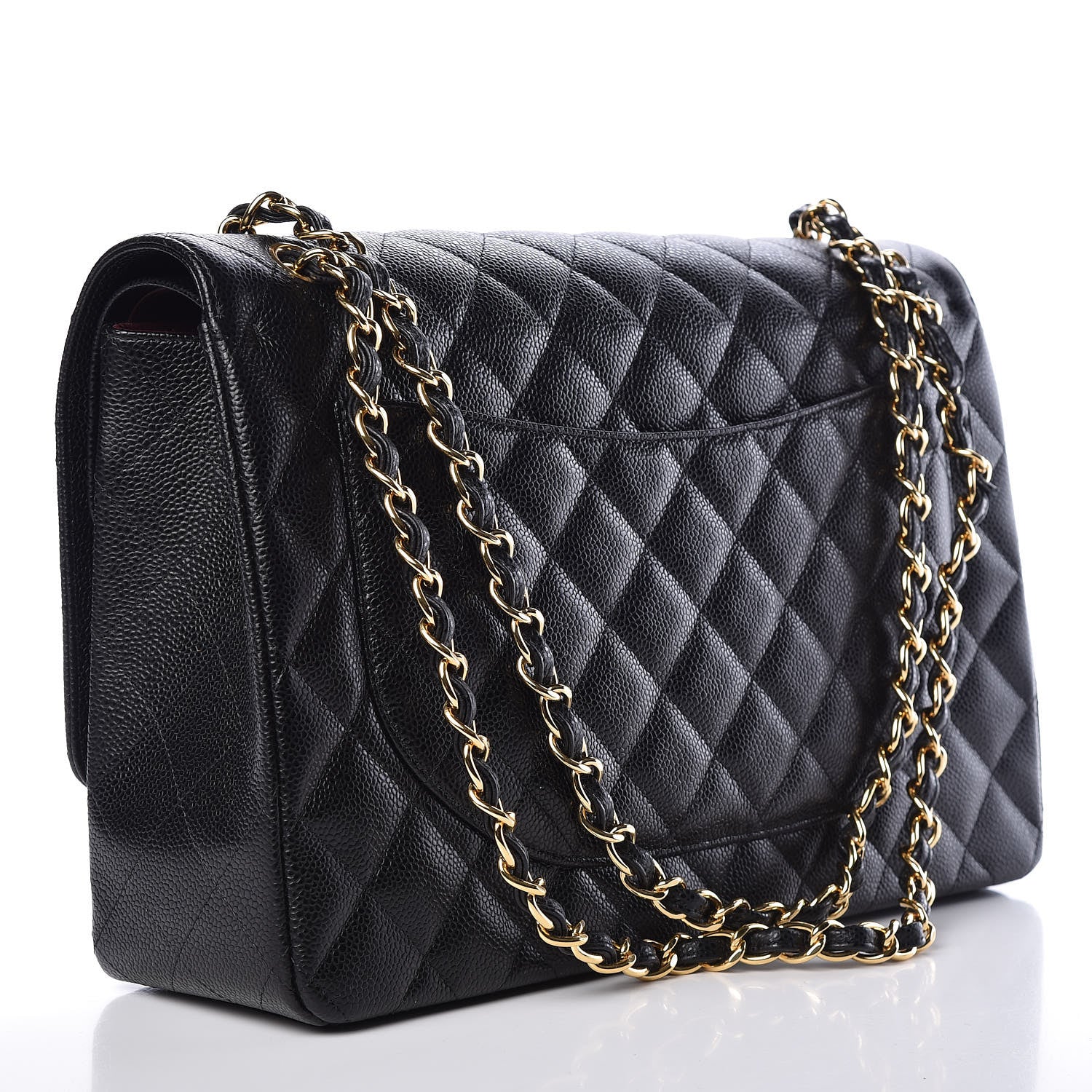 Chanel Caviar Quilted Maxi Double Flap Black 4 of 11