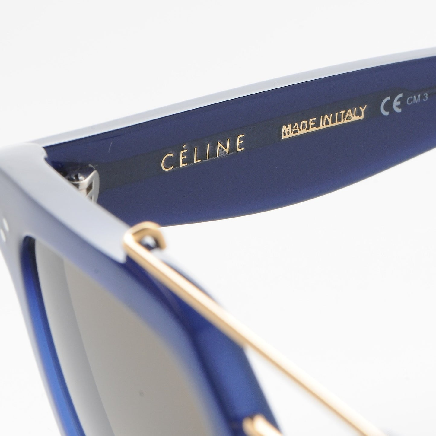 Acetate Bridge Sunglasses CL41077/S Blue
