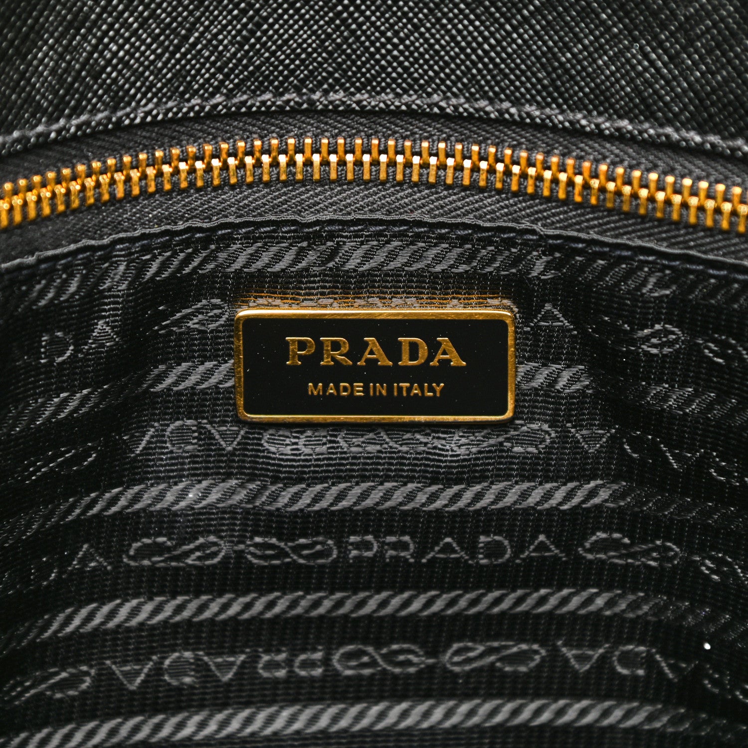 Prada Saffiano Large Galleria Double Zip Tote Black 6 of 13