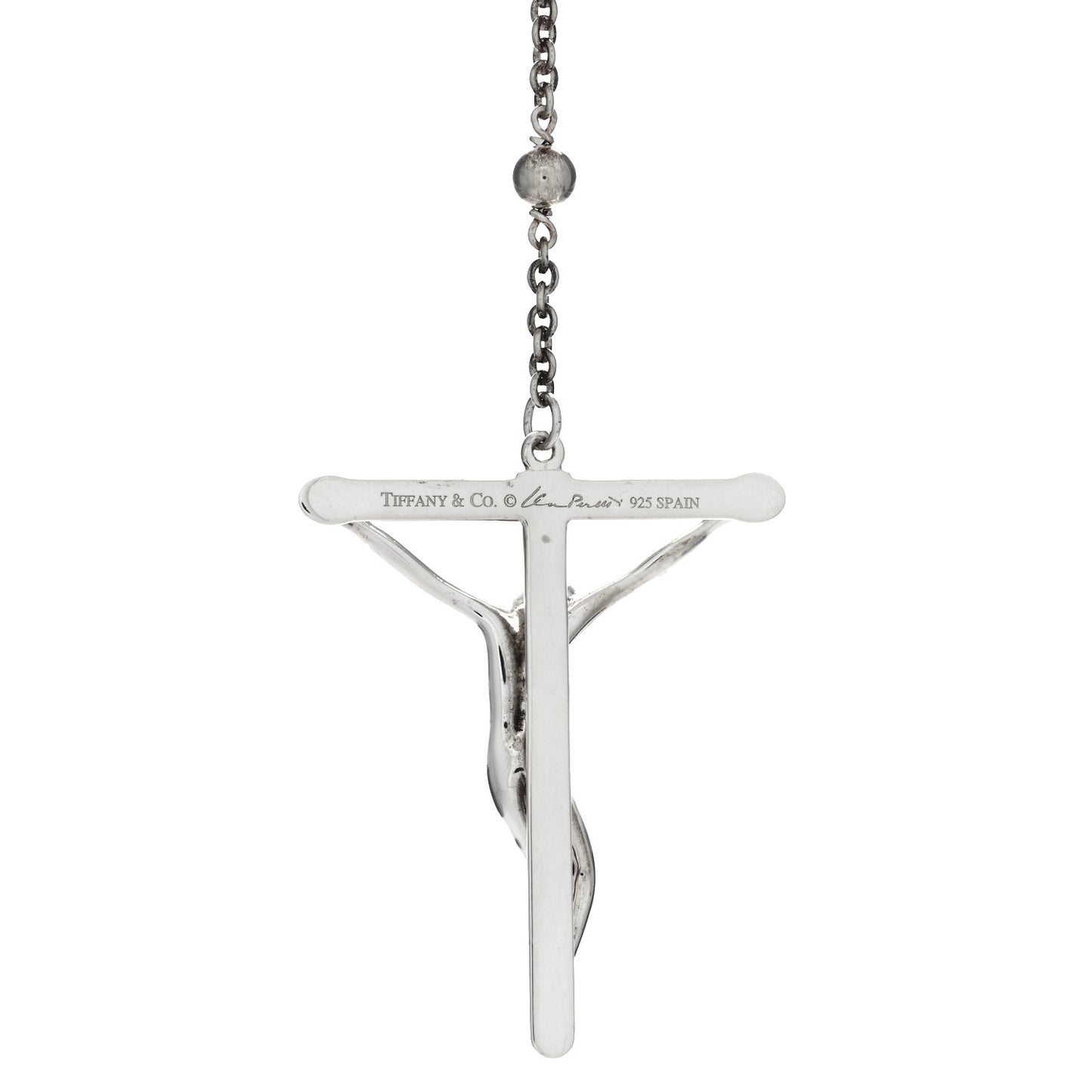 Sterling Silver Elsa Peretti Rosary Necklace