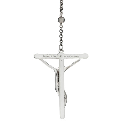 Tiffany Sterling Silver Elsa Peretti Rosary Necklace 4 of 4