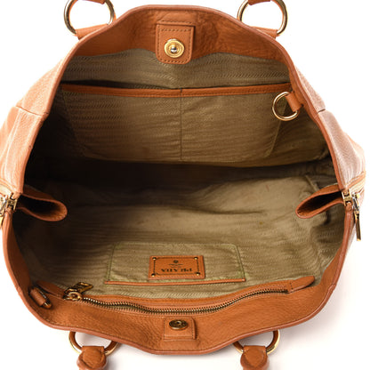 Prada Vitello Daino Side Zip Tote 6 of 18
