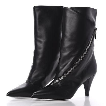 Givenchy Smooth Calfskin Zip Ankle Boots 37 Black 2 of 9