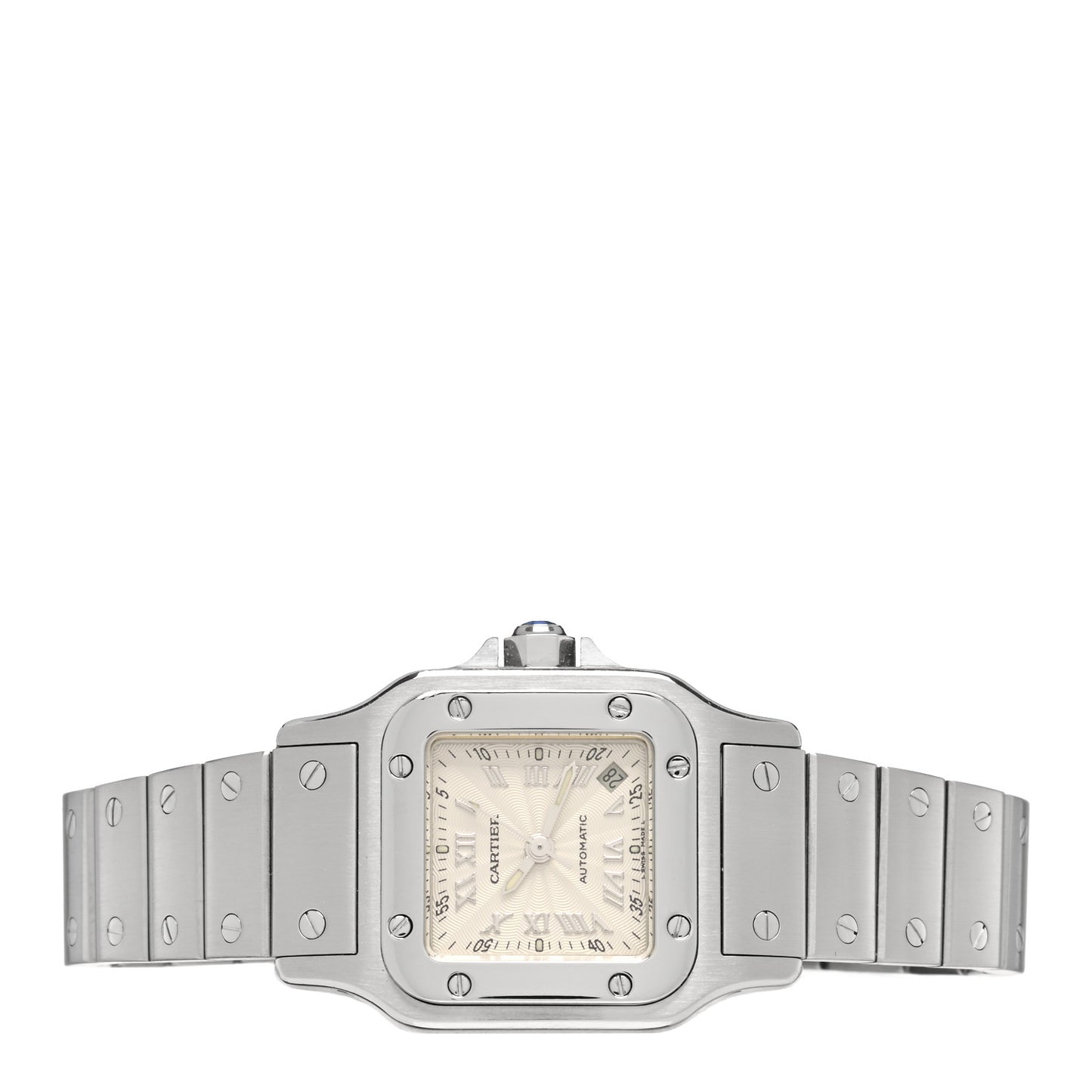 Stainless Steel 24mm Santos de Cartier Galbee Automatic Watch
