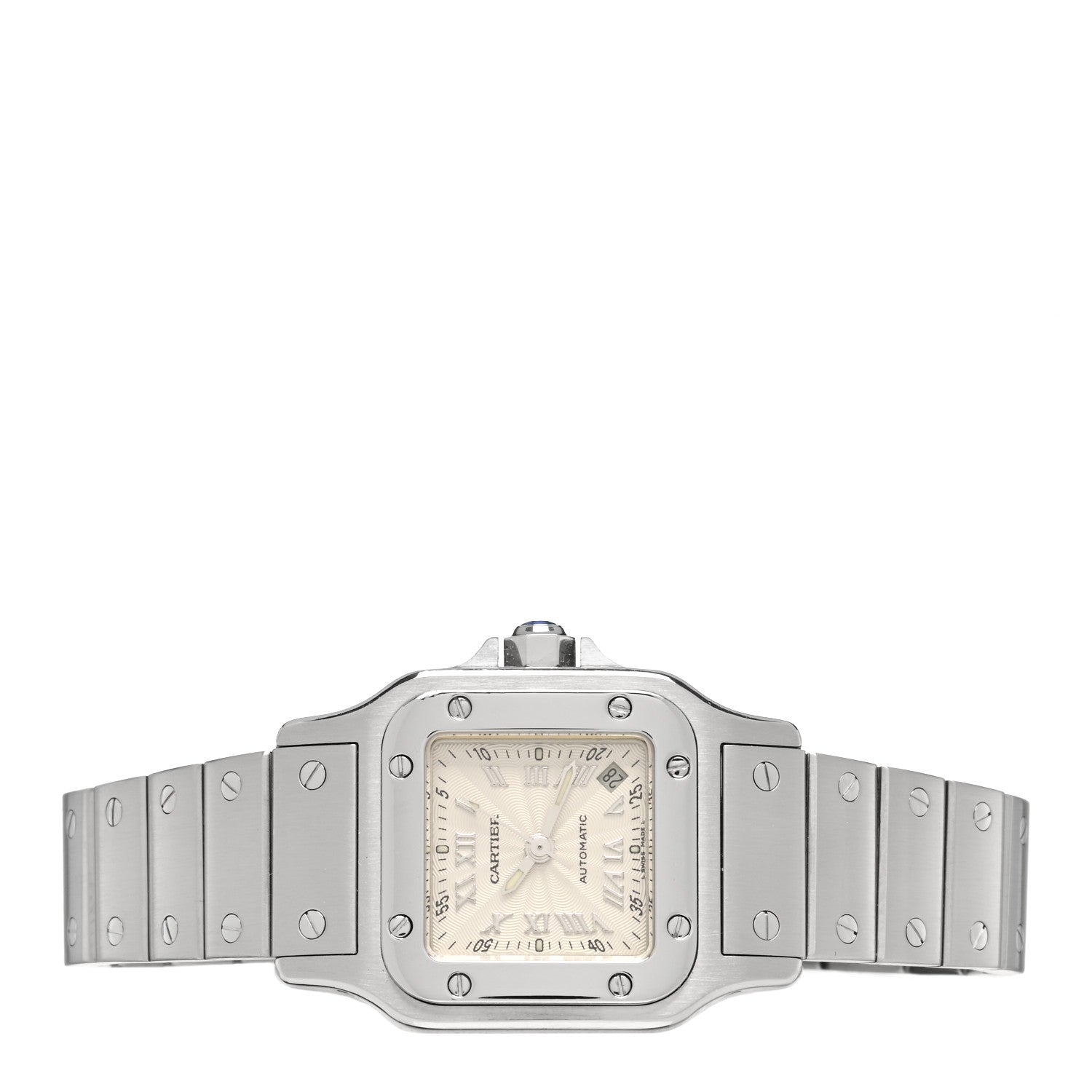 Cartier Stainless Steel 24mm Santos de Cartier Galbee Automatic Watch 2 of 4
