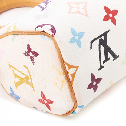 Louis Vuitton Monogram Multicolor Mini Sac HL Speedy White 6 of 8