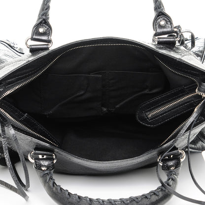 Balenciaga Agneau Classic Silver Hardware Velo Black 5 of 7