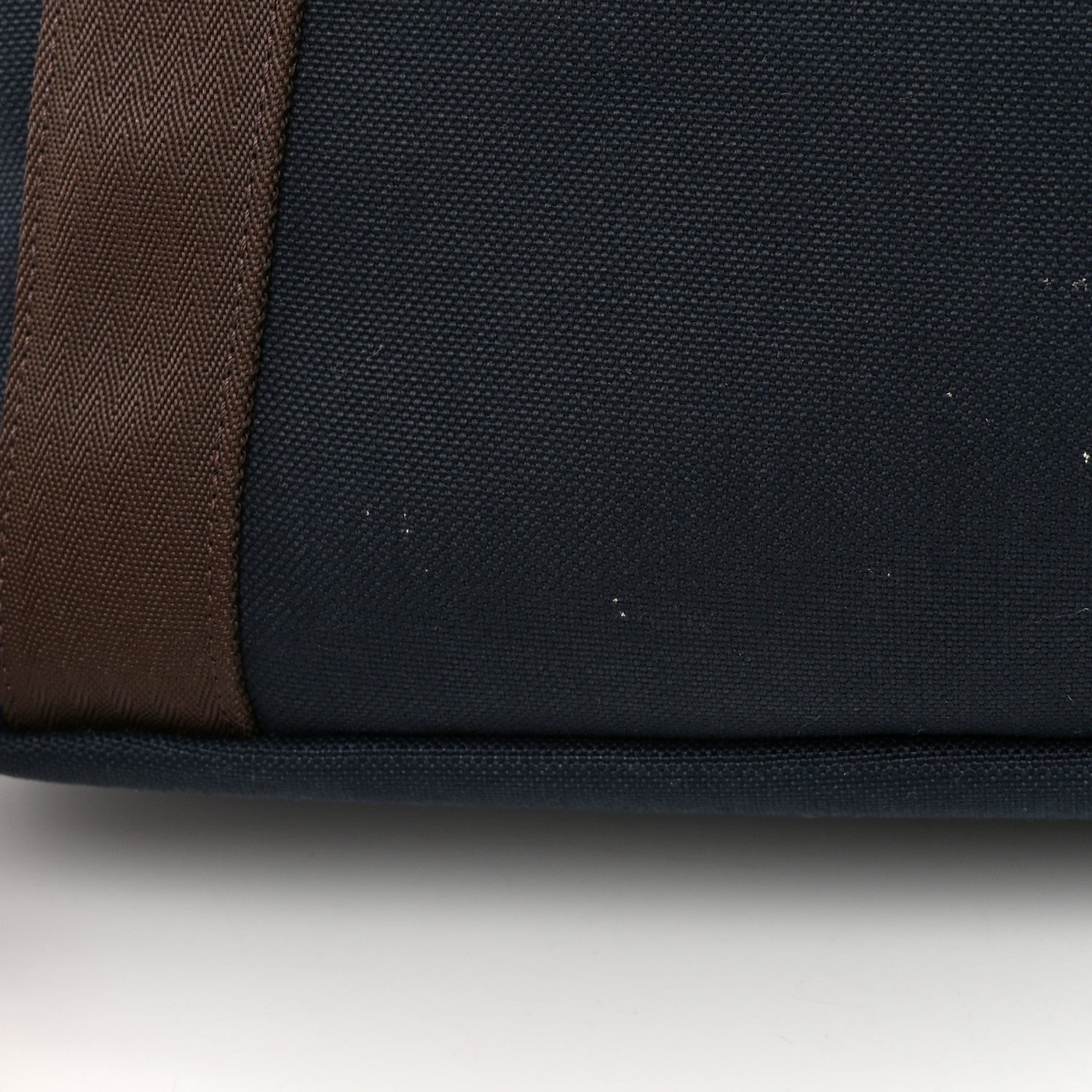 Hermes Toile Sac De Pansage Groom Bleu Navy Feu 12 of 12