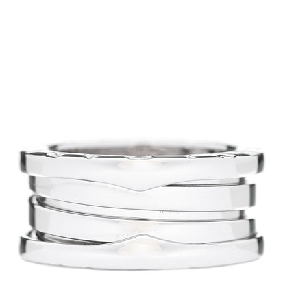 Bulgari 18K White Gold B.Zero1 Three-Band Ring 49 4.75 1 of 5