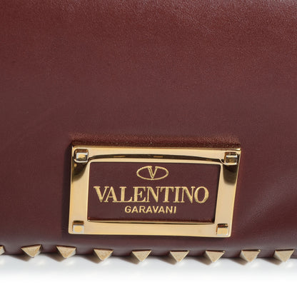 Valentino Garavani Vitello Medium Rockstud All Over Tote Brun 5 of 9