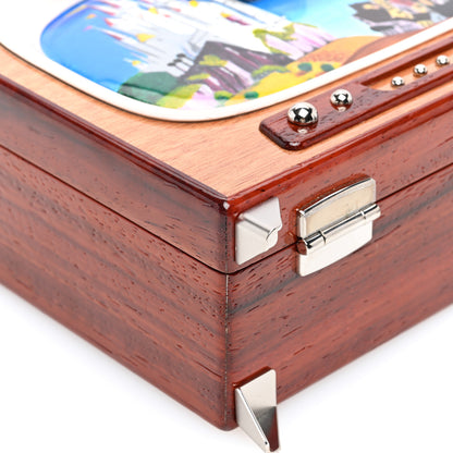 Dolce & Gabbana Wood Snakeskin Retro Television Box Multicolor 9 of 10