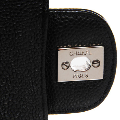 Chanel Caviar Quilted Medium Double Flap Black 6 of 8