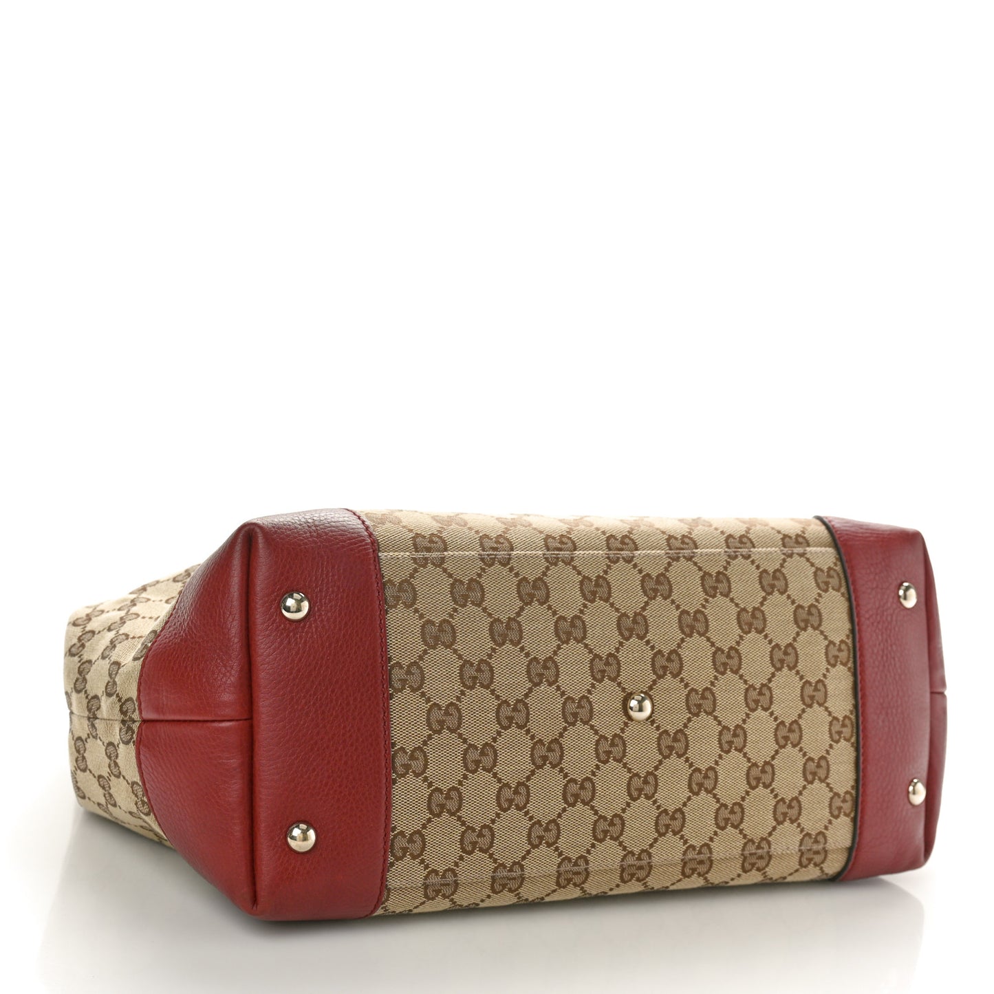 Monogram Web Medium Dressage Tote Red