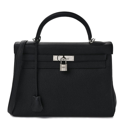Hermes Togo Kelly Retourne 32 Black 1 of 10