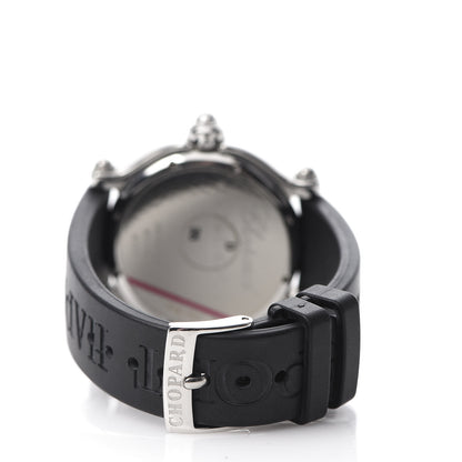 Chopard Stainless Steel Rubber 5 Diamond 38mm Happy Sport Dolphin Quartz Watch Black 4 of 9