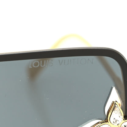 Louis Vuitton Metal Swarovski Crystal Star Light Sunglasses Z1664U Gold 8 of 8