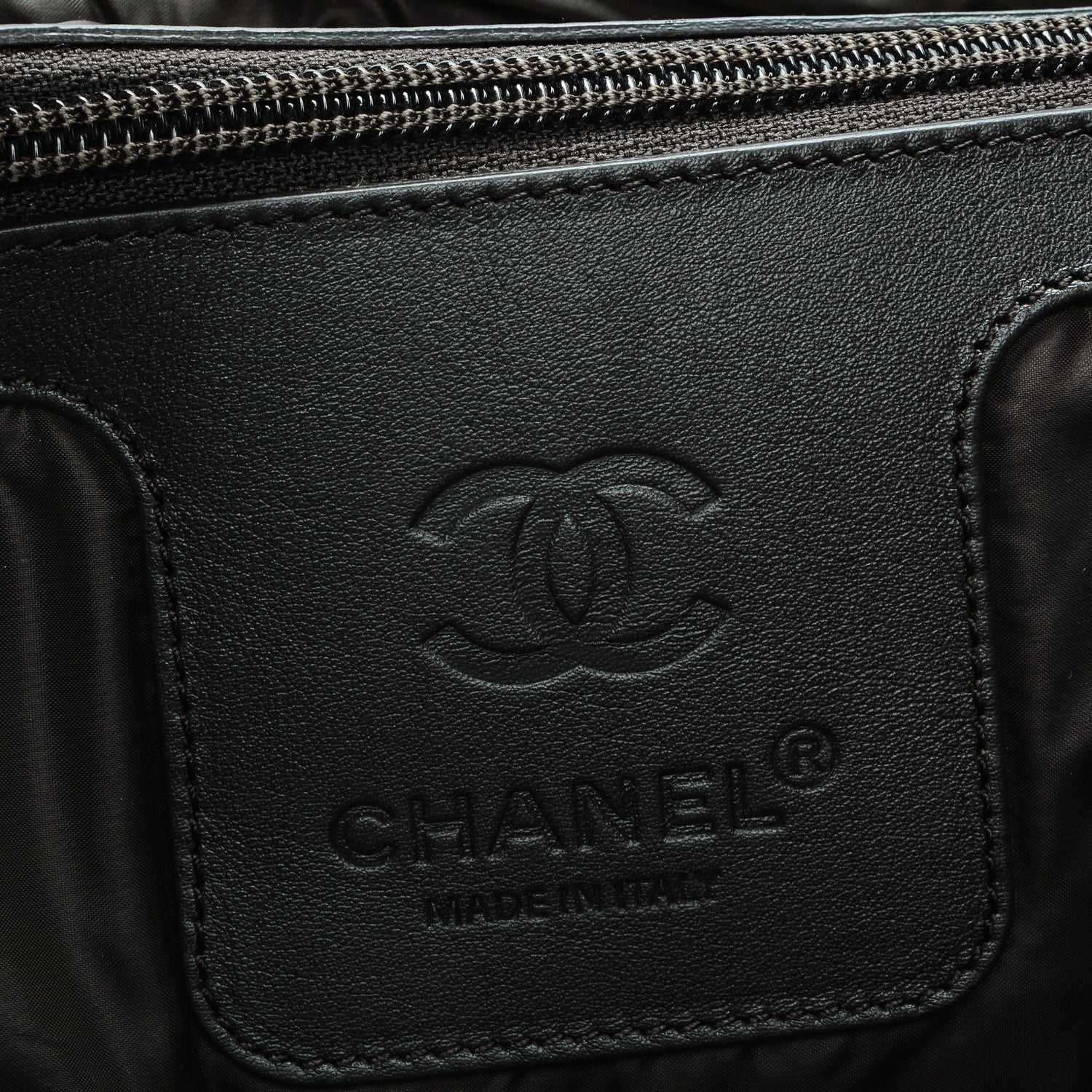 Chanel Nylon Quilted Medium Coco Cocoon Tote Brown Red 7 of 7