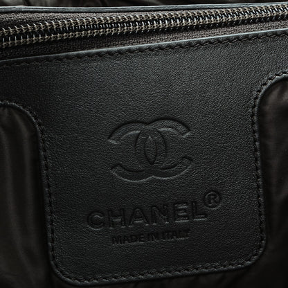 Chanel Nylon Quilted Medium Coco Cocoon Tote Brown Red 7 of 7
