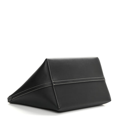 Burberry Soft Calfskin Small Pocket Tote Bag Black 4 of 8