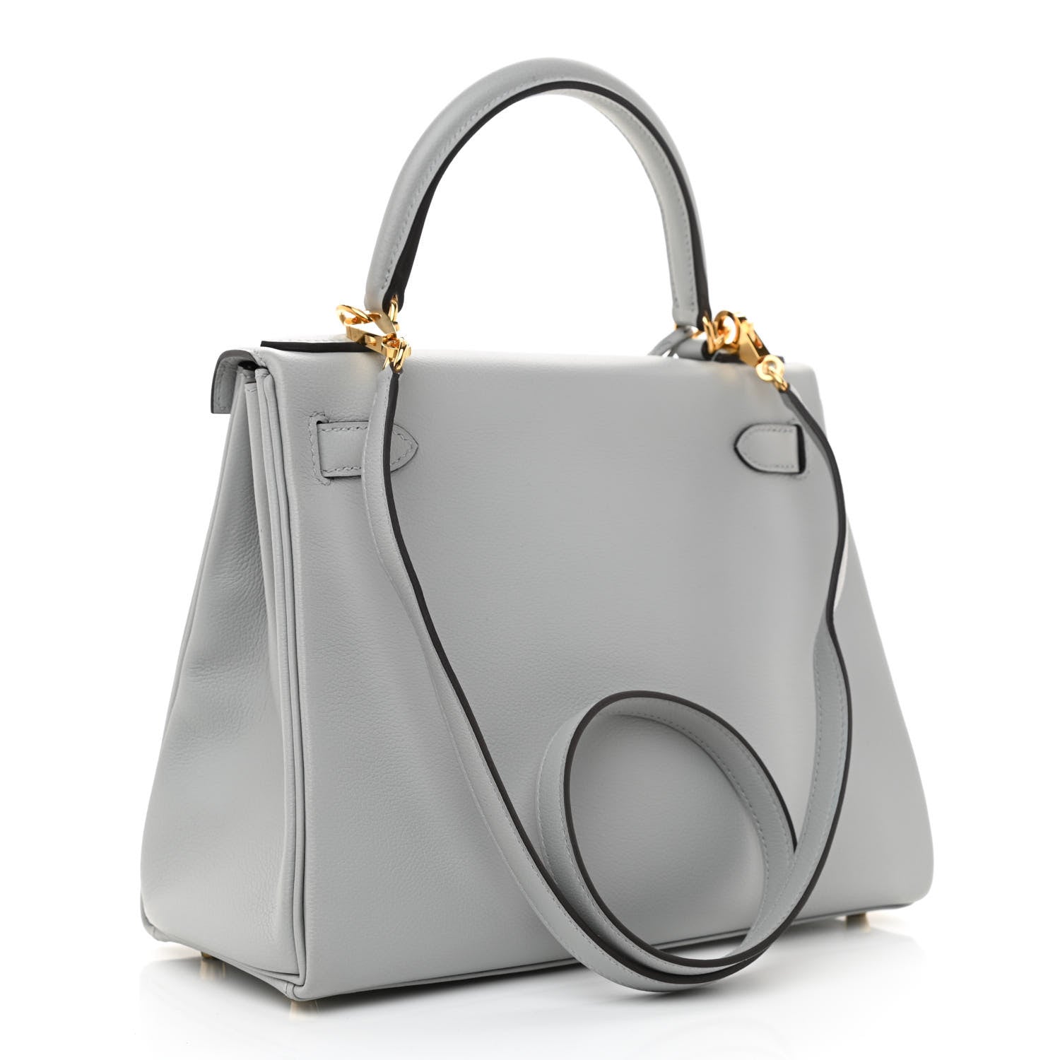 Hermes Evercolor Kelly Retourne 28 Bleu Glacier 3 of 12