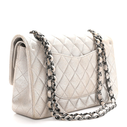 Chanel Iridescent Calfskin Medium Double Flap Light Gold 3 of 10