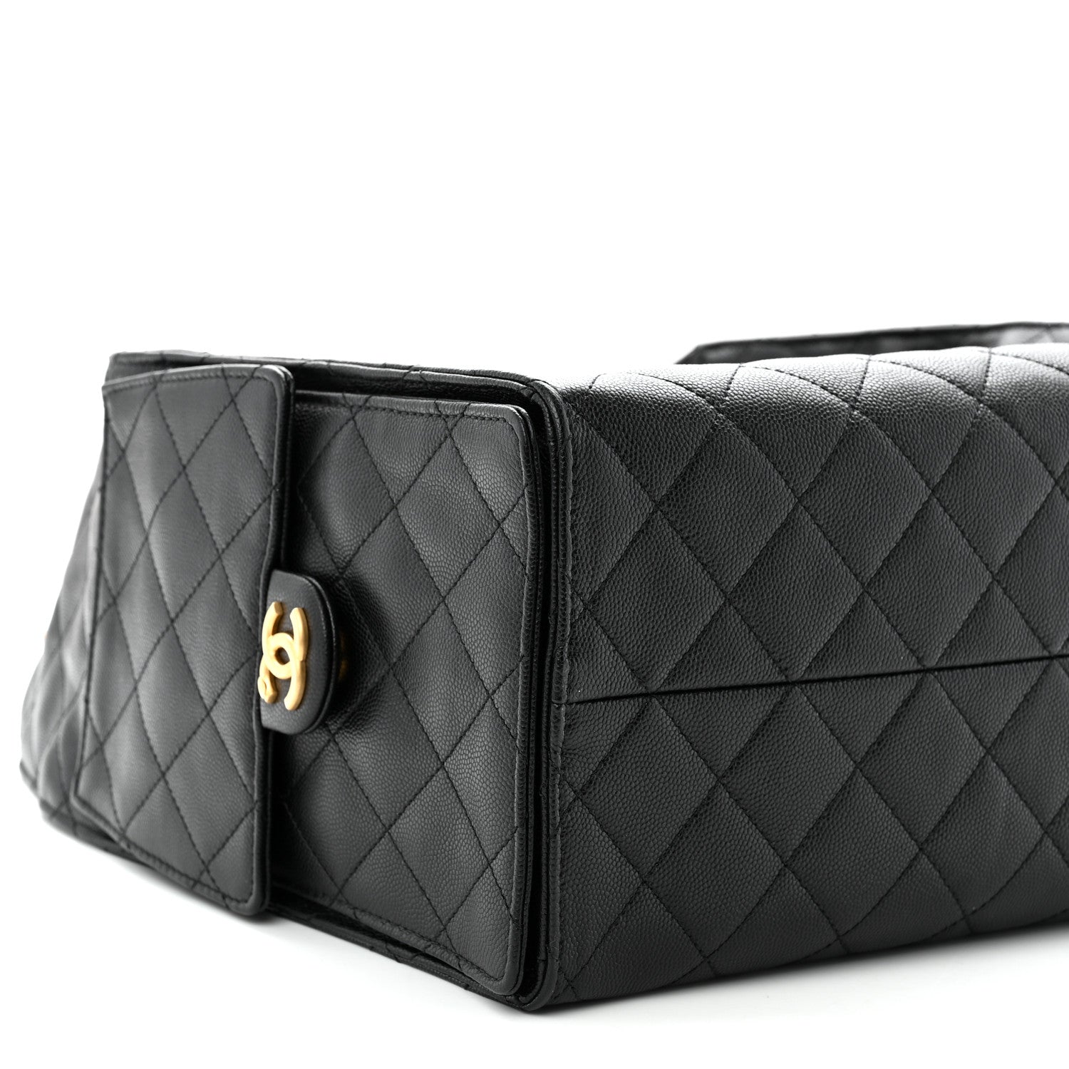 Chanel Caviar Quilted Medium Chanel 25 Handbag Black 10 of 12