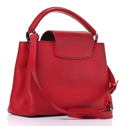 Louis Vuitton Taurillon Capucines PM Rubis 2 of 4